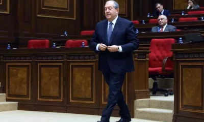 Renunció el presidente de Armenia, Armen Sarkissian.