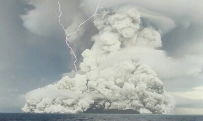 La erupción volcánica en Tonga superó la potencia de la bomba atómica de Hiroshima.