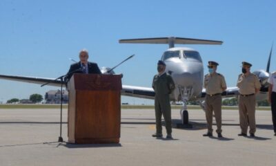 Se compraron aviones Beechcraft TC-12B para reforzar a las Fuerzas Armadas Argentinas.