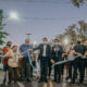 Uñac inauguró la primera etapa de ensanche y repavimentación de calle Urquiza.
