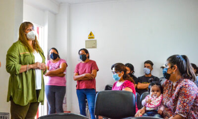 La ministra de Salud visitó el Centro de Salud de Bermejo en Caucete.