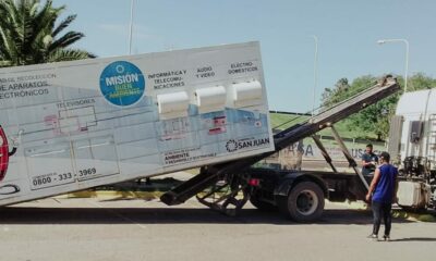 Comenzaron a trasladar las estaciones de reciclaje «Puntos Limpios» para ser reacondicionadas.