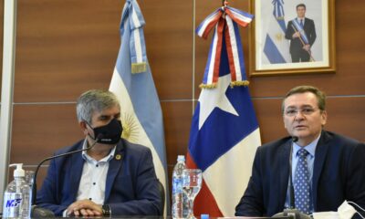 Hensel firmó un acta con Chile para crear una región intermunicipal.￼