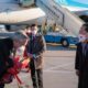 El Presidente llegó a China para reunirse con Xi Jinping.