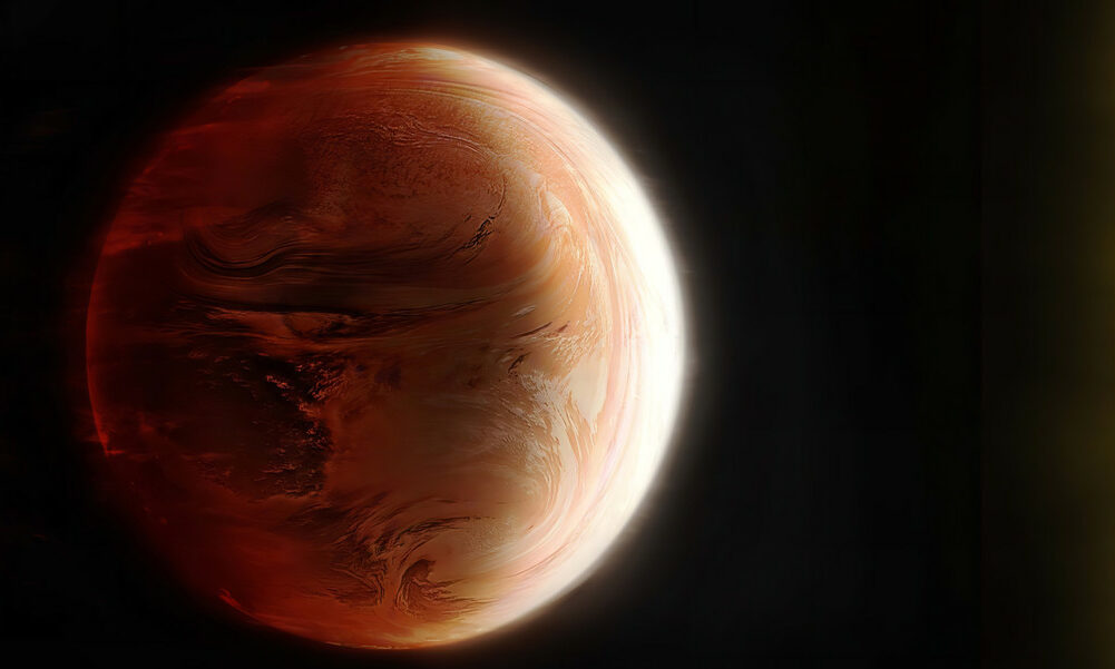 Mapean en detalle por primera vez el lado oscuro de un ‘Júpiter caliente’ fuera del sistema solar. Mapean en detalle por primera vez el lado oscuro de un ‘Júpiter caliente’ fuera del sistema solar.