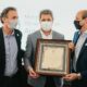 Uñac y Katopodis firmaron convenios para obras viales y anunciaron casi 00 millones para saneamiento.