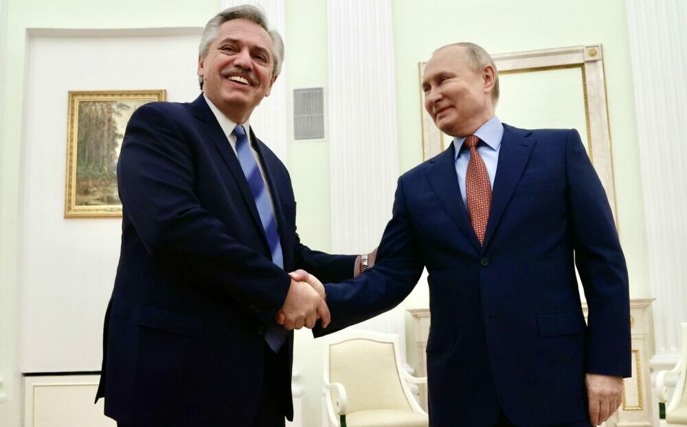 Alberto Fernández, tras su reunión con Putin: «Ambos tenemos una mirada muy crítica sobre el FMI». Alberto Fernández, tras su reunión con Putin: «Ambos tenemos una mirada muy crítica sobre el FMI».