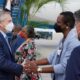 Alberto Fernández se reúne con Mia Mottley la primera ministra de Barbados.
