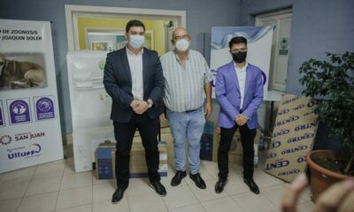 Mediante la firma de convenios, Ambiente equipó los centros de zoonosis animal de Ullum y Zonda.