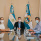 El Gobernador de San Juan recibió a autoridades del Sindicato Empleados de Comercio en el marco del 105° aniversario de la entidad.￼