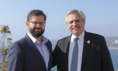 El presidente chileno Gabriel Boric llegará este domingo a la Argentina.