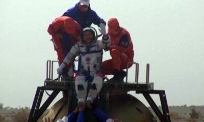 Taikonautas vuelven a Tierra tras cumplir su misión más larga en el espacio.