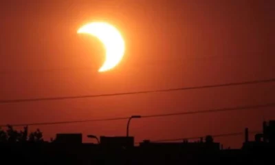 ¡Imperdible! El 30 de abril ocurrirá el primer eclipse solar parcial del 2022.