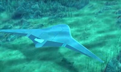 Diseñan un dron mantarraya para explorar los océanos.