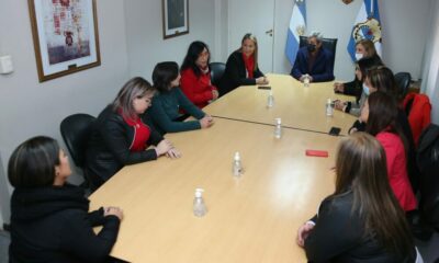 Reunión con representantes de MUMALA y movimiento Barrios de Pie.￼￼