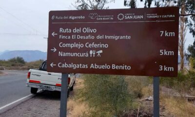 La Ruta del Algarrobo en San Martín cuenta con señaléctica turística.