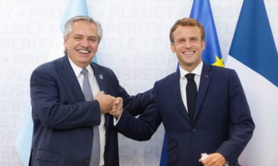 El Presidente viaja a Francia para reunirse con Macron.
