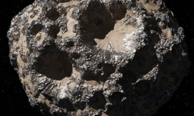 Desarrollan los mapas del asteroide Psyche que revelan un antiguo mundo de metal y roca.