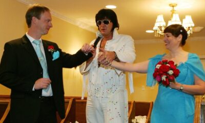 Quieren prohibir que los imitadores de Elvis realicen matrimonios express en Las Vegas.