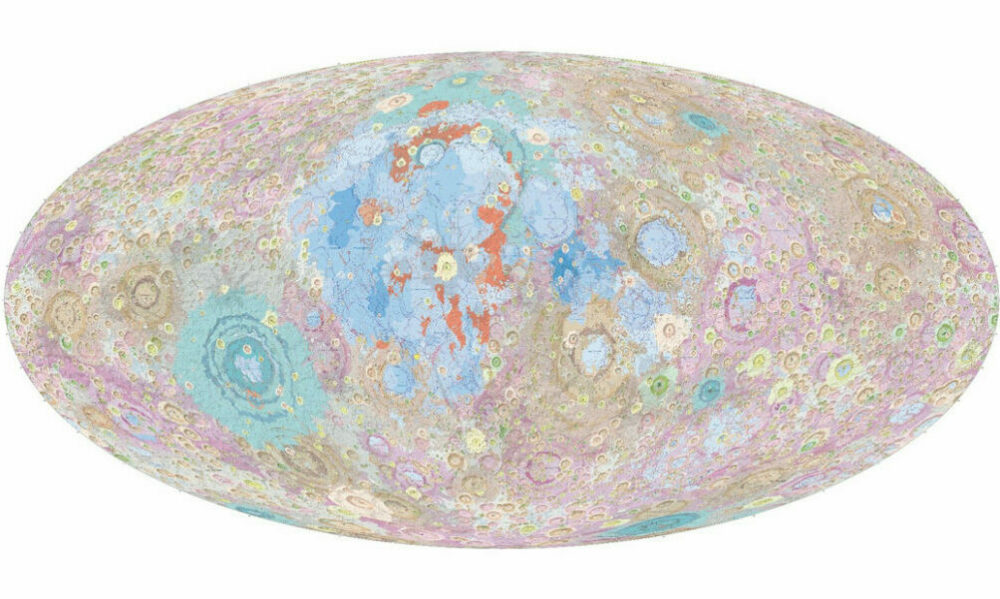 Astrónomos chinos presentan el que sería el mapa de la Luna más detallado de la historia. Astrónomos chinos presentan el que sería el mapa de la Luna más detallado de la historia.