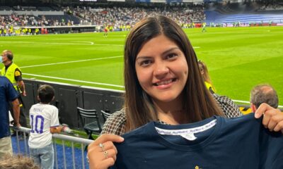 Una sanjuanina en la celebración del Real Madrid: la intimidad del festejo en La Cibeles