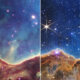 Así se comparan las imágenes del telescopio espacial James Webb con las de su famoso predecesor Hubble.