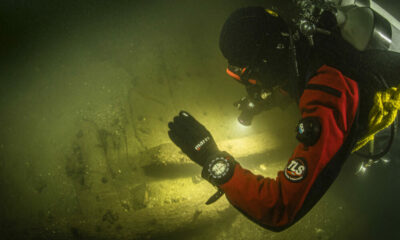 Encuentran un barco de casi 400 años que naufragó en un río de Alemania.