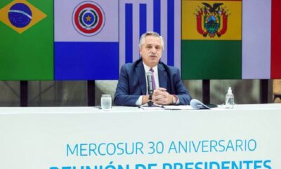 Alberto Fernández asume como presidente pro témpore del Mercosur.