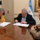 Trincado firmó con Perczyk el convenio de extensión horaria en escuelas primarias.
