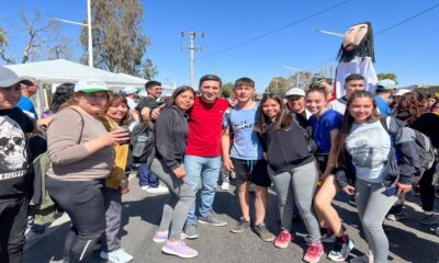 Más de 7000 jóvenes caminaron hasta Ceferino Namuncurá en San Martín.
