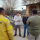 Incendios en Valle Fértil: Otorgan asistencia a los damnificados y a personal.