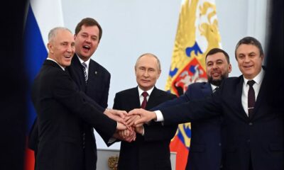Putin firma los acuerdos de la adhesión de nuevos territorios. Las claves de su discurso.