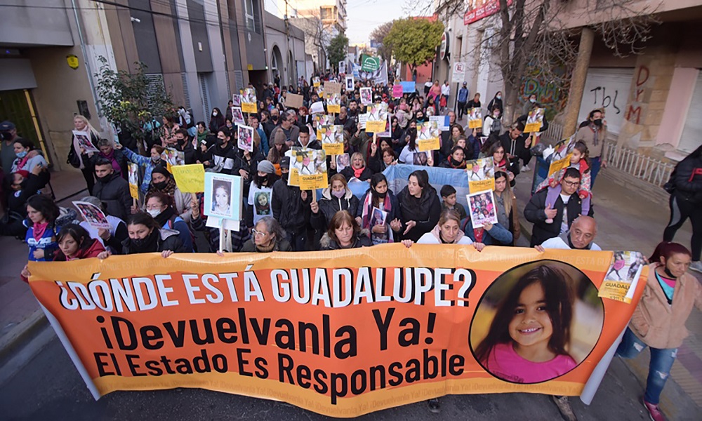Guadalupe Lucero: el pedido por su aparición es uno de los ejes del 35° Encuentro Plurinacional de mujeres y disidencias. Guadalupe Lucero: el pedido por su aparición es uno de los ejes del 35° Encuentro Plurinacional de mujeres y disidencias.