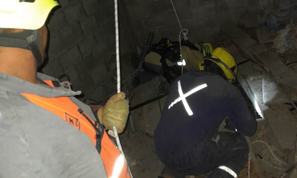 Casi una película: Bomberos rescataron a un gatito de un pozo. Casi una película: Bomberos rescataron a un gatito de un pozo.