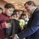 Escuelas rurales visitaron la ciudad y fueron recibidas por el ministro de Gobierno.