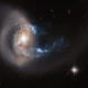 El telescopio Hubble de la NASA captó el impresionante choque entre dos estrellas.