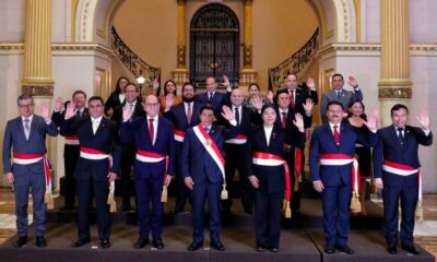 El presidente de Perú presentó a su nuevo Gabinete.