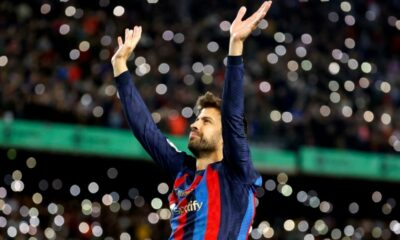 Gerard Piqué se despidió del fútbol con un triunfo del Barcelona.
