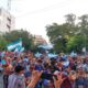 Así fue el festejo mundialista en San Juan.