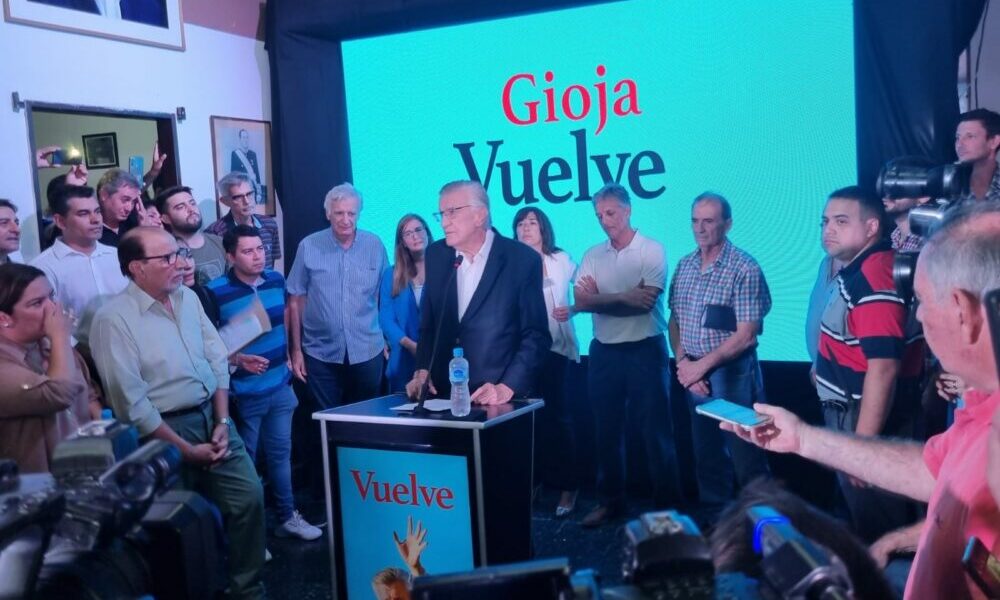 Gioja anunció su candidatura a Gobernador de San Juan. Gioja anunció su candidatura a Gobernador de San Juan.