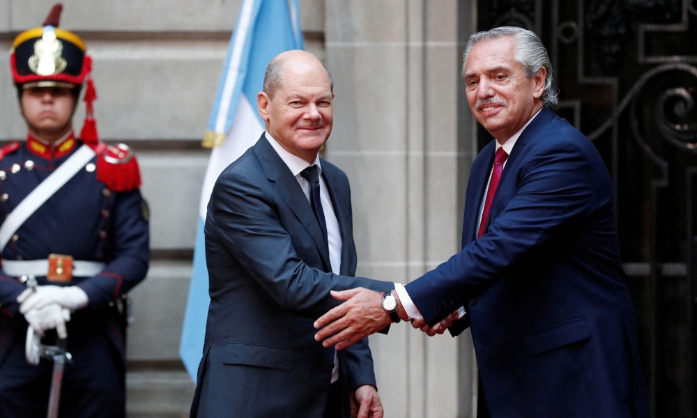 Fernández y Scholz mantuvieron reunión bilateral con foco en energía y exportaciones. Fernández y Scholz mantuvieron reunión bilateral con foco en energía y exportaciones.
