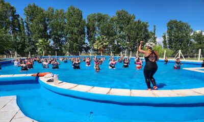 Las vecinas de San Martín podrán disfrutar gratis de clases de aquaeróbic.