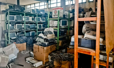 Ambiente retiró y procesará 2500 kilos de RAEE de la Dirección Nacional de Vialidad.