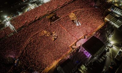 Record absoluto: la cuarta noche de la Fiesta Nacional del Sol convocó a más de 200mil personas.
