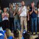 Fabián Martín, junto a los candidatos a la intendencia, en Rivadavia hicieron la primera reunión política del año.