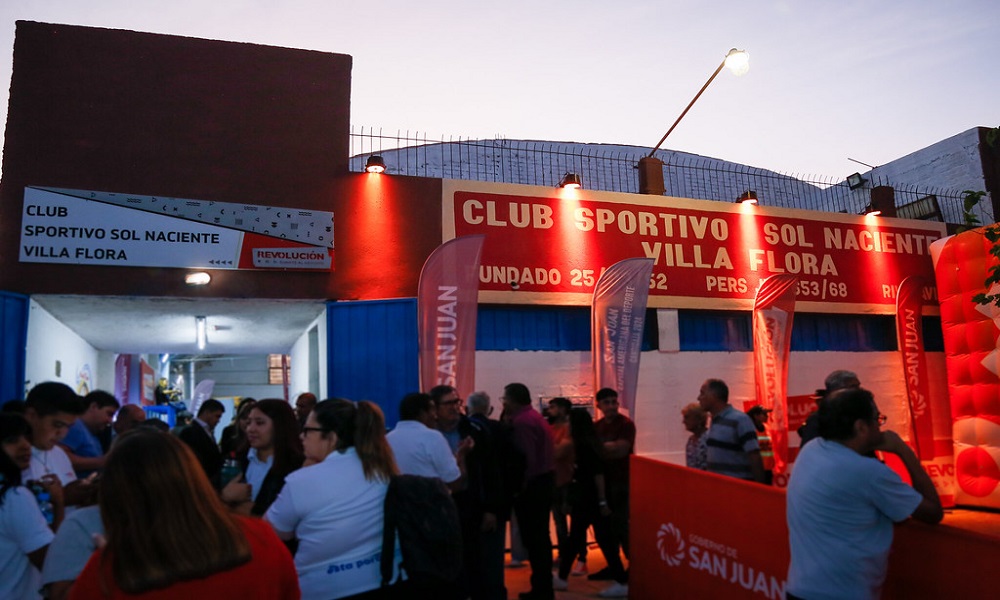 Nuevas obras de infraestructura en el Club Sportivo Sol Naciente Villa Flora, en Rivadavia. Nuevas obras de infraestructura en el Club Sportivo Sol Naciente Villa Flora, en Rivadavia.
