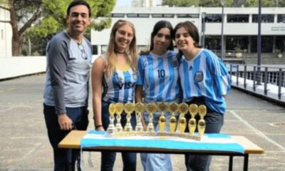 Tres mujeres argentinas ganaron la medalla de oro en el campeonato mundial de robótica.