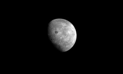 La NASA difundió imágenes del lado oscuro de la luna.