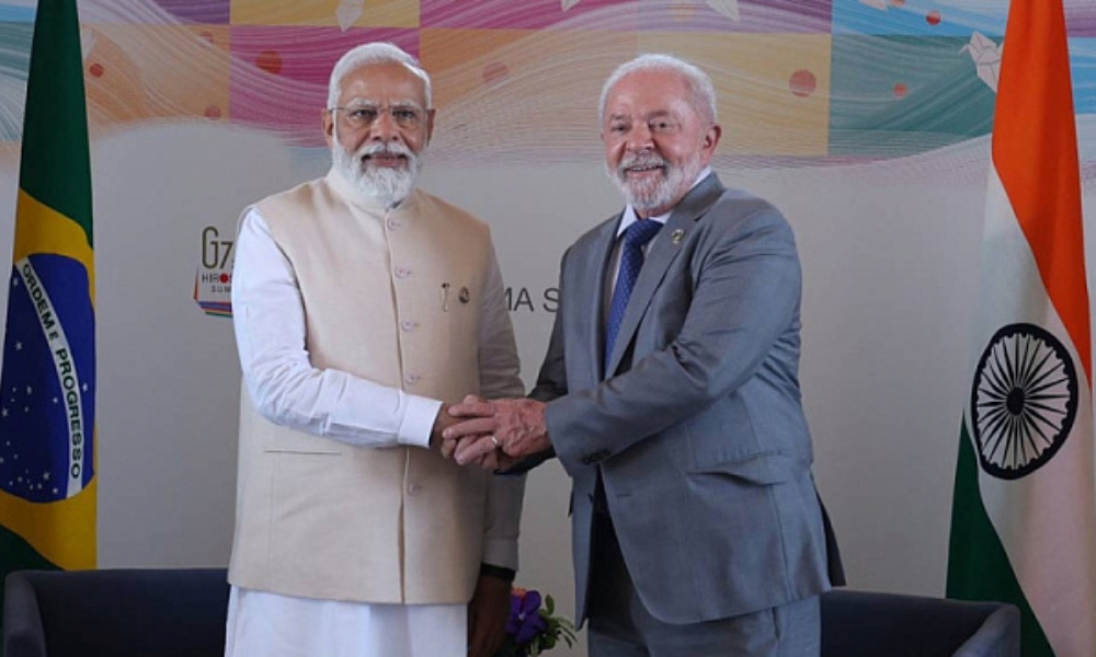 Modi y Lula acuerdan fortalecer lazos entre India y Brasil. Modi y Lula acuerdan fortalecer lazos entre India y Brasil.
