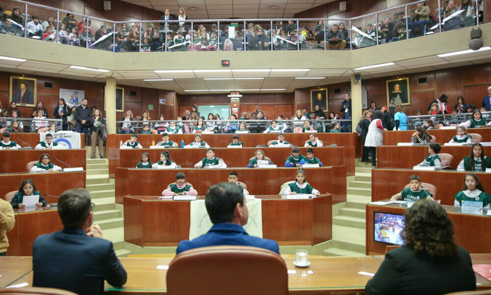 Los Clubes Ambientales Escolares debatieron en la Legislatura. Los Clubes Ambientales Escolares debatieron en la Legislatura.